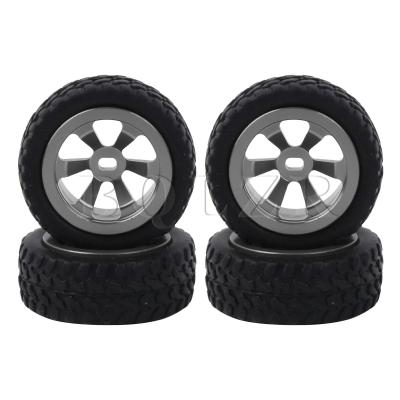 อะไหล่ขอบ Wheel RC ยางรถยนต์สำหรับชุด1:28 K989-53B มีสีไทเทเนียม4สี