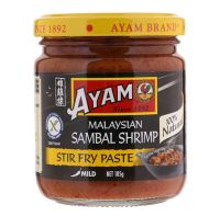 Ayam Malaysian Sambal Shrimp Paste อะยัม พริกแกงกะปิสำเร็จรูปสูตรมาเลเซีย 185g