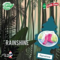 Little Trees แผ่นน้ำหอมรูปต้นไม้ กลิ่น Rainshine ของแท้ 100%.Little trees Airfreshener