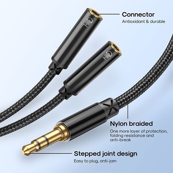 joyroom-sy-a04-สายแยกหูฟัง-เข้า-1-ออก-2-headphone-male-to-2-female-audio-cable-สายแยก-หูฟัง-สายแปลงแยกเสียง-jack-1-in-2