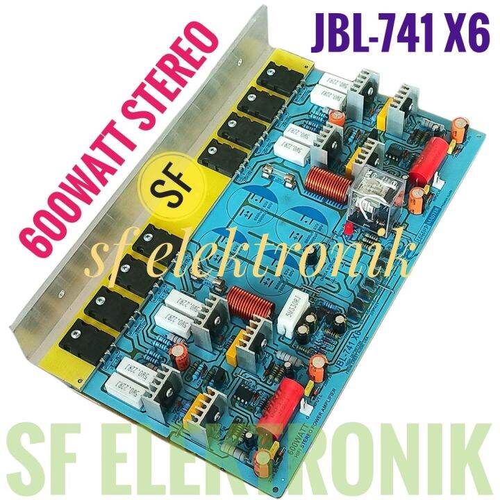 Kit Power Amplifier 600Watt Stereo JBL741 X6 Lazada Indonesia