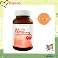 Exp. 25/10/23 tra Acerola Cherry 1000 mg. 100 Capsuals วิสทร้า อะเซโรล่า เชอร์รี่ 1000 มก. 100 เม็ด