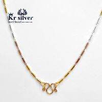 Kr silver | สามกษัตริย์ สร้อยคอเงินแท้ ลายปล้องอ้อย ขนาด 2 มิล ยาว 18 นิ้ว 20 นิ้ว