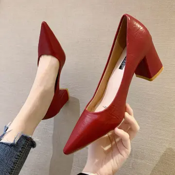 Low vamp sale heels