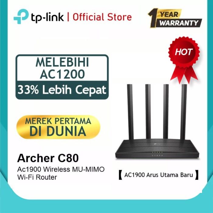 ARCHERC80 - Routeur WiFi TP-Link Archer (ARCHERC80) 