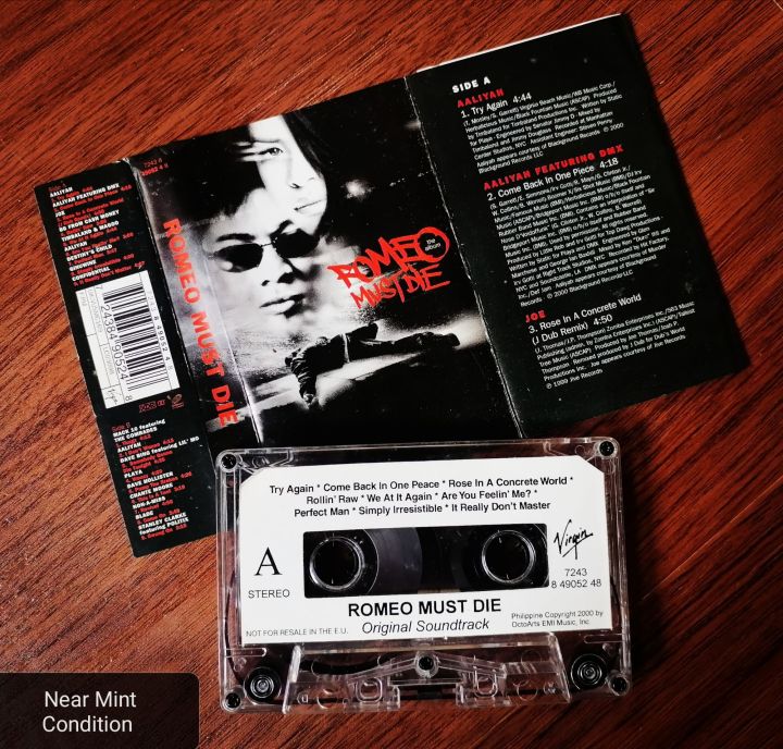 OST　Cassette　Tape　Tape　PH　Cassette　Romeo　Cassettes　Die　Original　Lazada　Tapes　Tape　Soundtrack　Cassette　Original　Tape　Vintage　Aaliyah　Die　Cassette　Romeo　Must　Must　Soundtrack