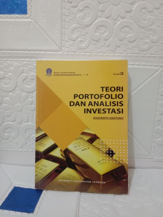 Buku Teori Portofolio Dan Analisis Investasi By Jogiyanto Hartono ...