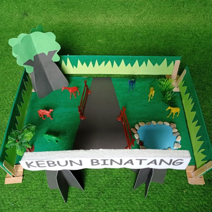 Maket Kebun Binatang Murah Kelas 2 Prakarya Sekolah Dasar | Lazada ...