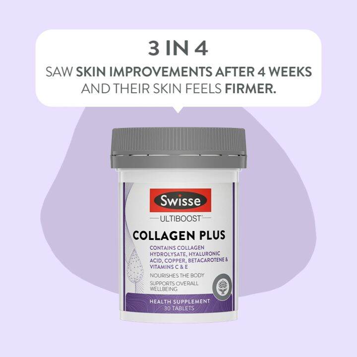 [Twin Pack] Swisse Ultiboost Collagen Plus 30 Tabs | Lazada