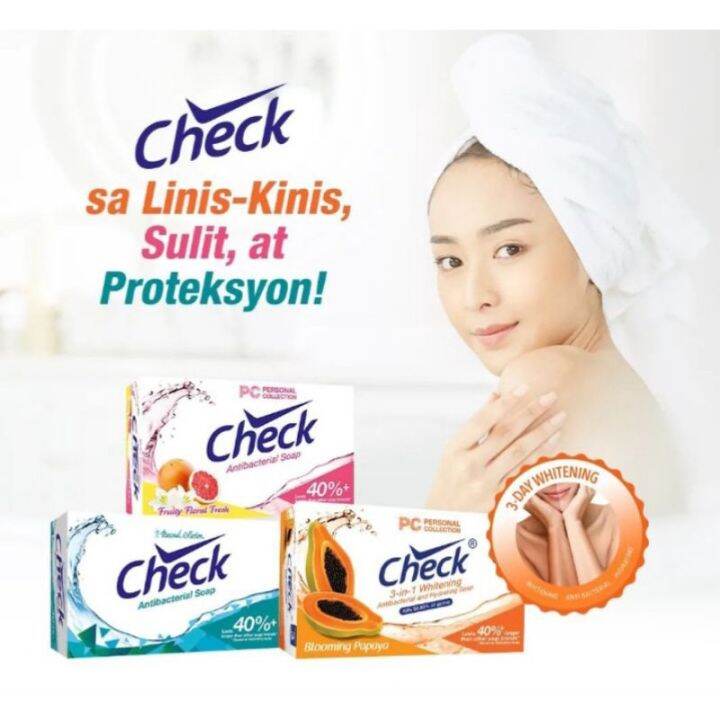 PC CHECK ANTIBACTERIAL SOAP 135gms Lazada PH