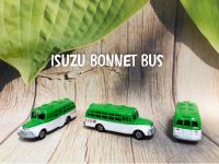 Tomica Isuzu Bonnet Bus รถบัสสีเขียว