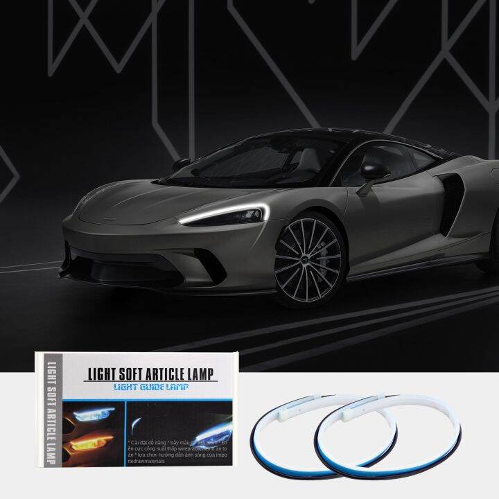 Khởi Động Xe Siêu Mỏng Light Guide Bar New Led Streaming Bật Đèn Tín