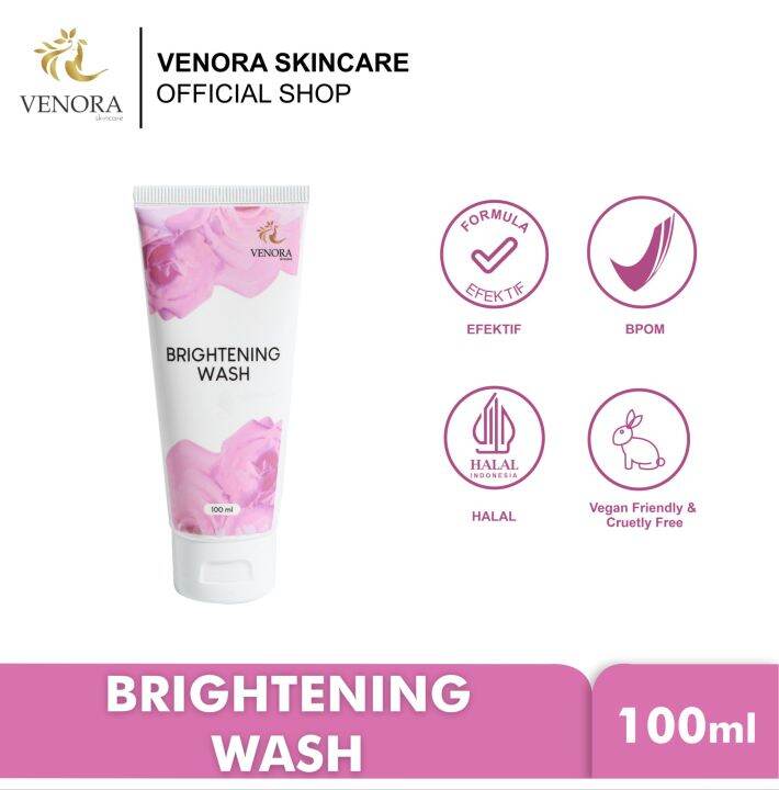 BRIGHTENING WASH VENORA SKINCARE Lazada Indonesia