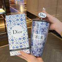 แก้วเก็บอุณหภูมิ Dior มาพร้อมหลอด