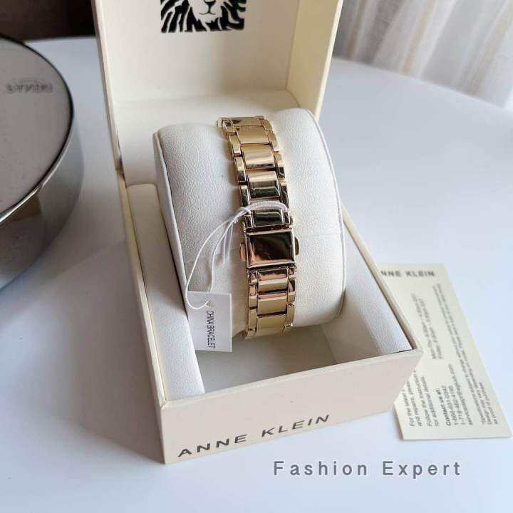 ของแท้100-นาฬิกาข้อมือ-anne-klein-womens-bracelet-watch-ak-3929