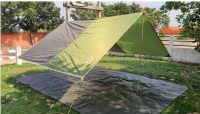 สนามเดินป่าSET TARP I 300ซม.x400ซม.บังแดดกันฝน อุปกรณ์ครบชุด