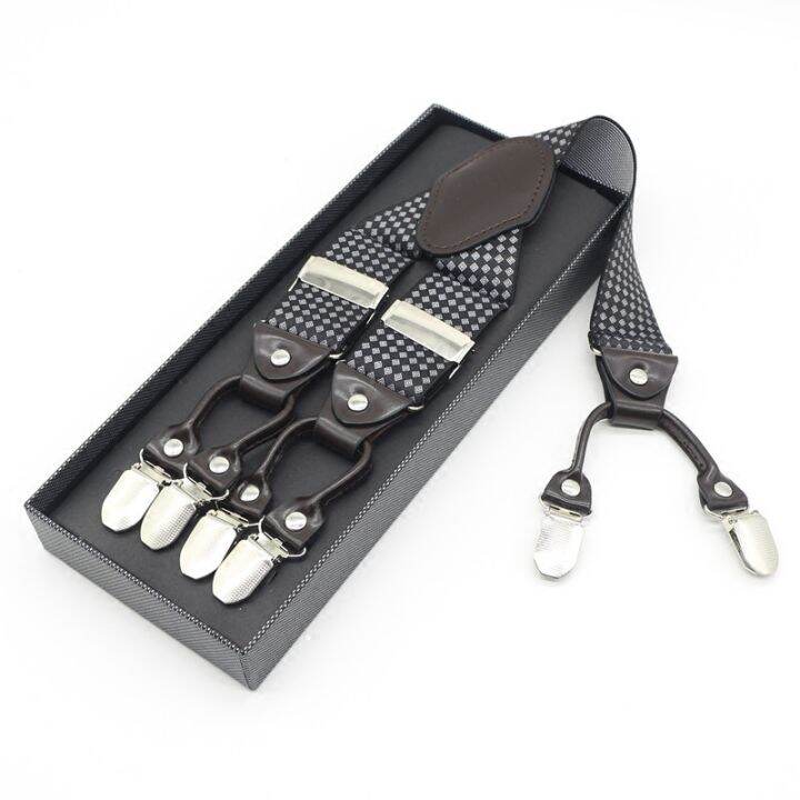 Men's Suspender Clip MiddleAged and Elderly Suspenders Fat People's