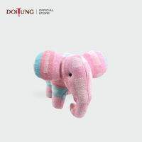 DoiTung ตุ๊กตาช้างน้อย Chocky pink-Turquoise