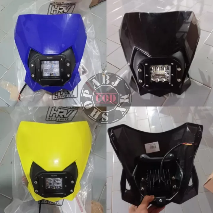 Headlamp KLX BF Dtracker 12 LED Reflektor Batok KLX BF Dtracker Lampu ...