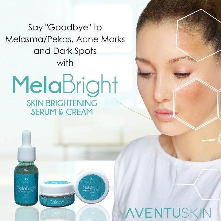 Aventuskin MelaBright Skin Brightening Cream Serum Pekas Eraser