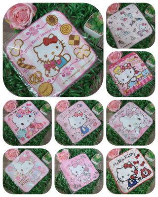 New-ผ้าเช็ดหน้าเด็ก ลิขสิทธิ์แท้ งานไทย ขนาด8"×8" พร้อมส่ง