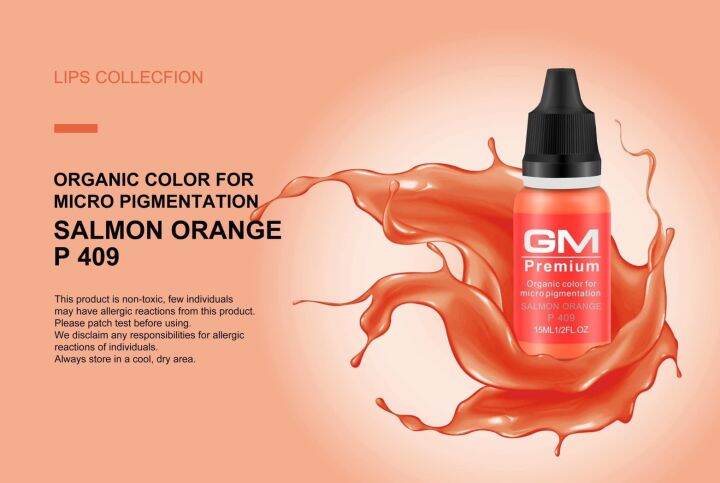 พร้อมส่ง-สีสักปากgm-สีสักปาก-สีgm-ติดไว-การันตีของแท้100-อุปกรณ์สักปาก-สีแดง-สีสักปากติดดี-สีออแกนิค-สีนาโน-สีคุณภาพสูง