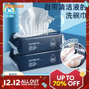 Disposable Kitchen Dish cloths High Absorbent Cleaning Wipes for Cleaning  Oil Stain Dust Grease