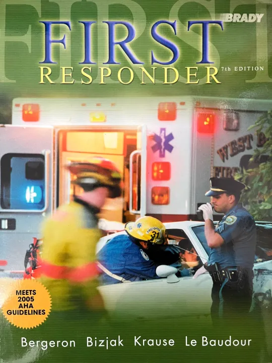 FIRST Responder. Emergency Medical Responder. Le Baudour Lazada
