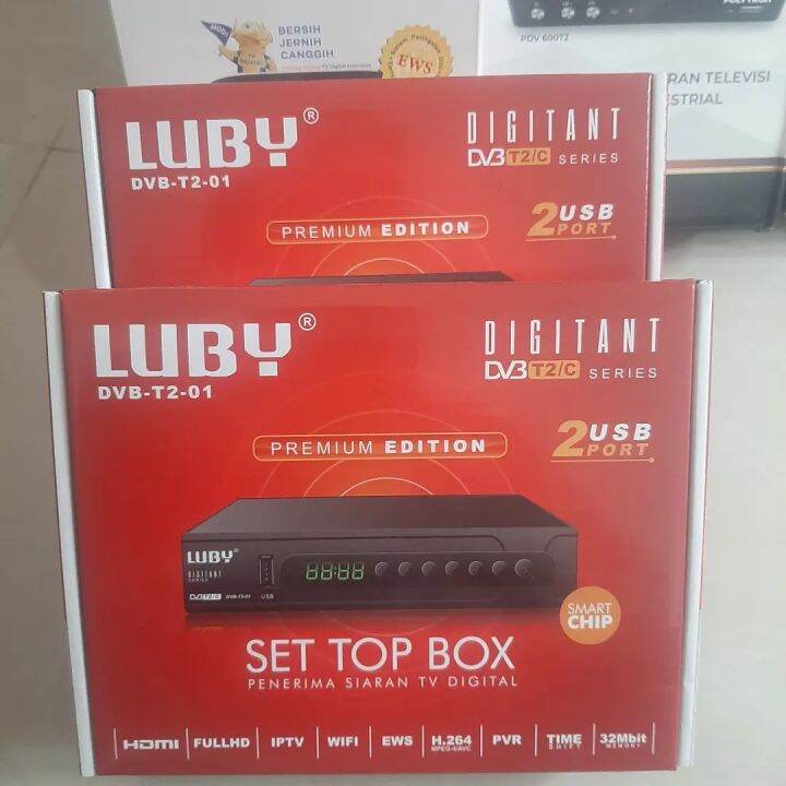 stb digital merk Luby DVB T201 Premium edition / set top box digital