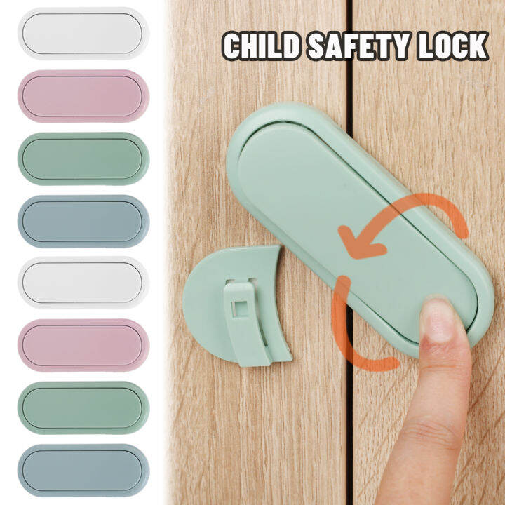 Multifunctional Child Safety Latch to Protect Baby from Pinching Hands