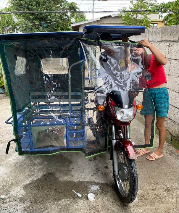 Bajaj Plastic Rain Cover / Trapal for Tricycle Bajaj / Kolong kolong
