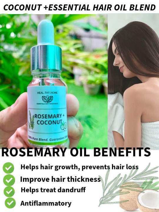 ROSEMARY + Coconut HAIR OIL BLEND Lazada PH