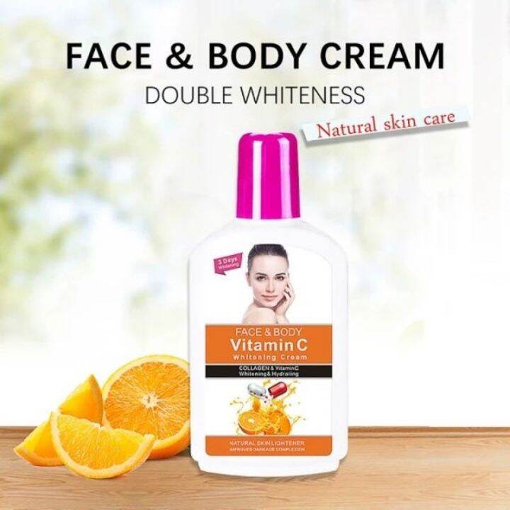 Vitamin C Face And Body Collagen Whitening Moisturising Cream 120ml