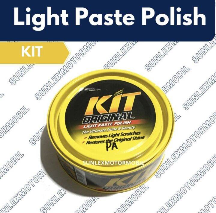 ORIGINAL KIT LIGHT PASTE POLISH POLES BODY KALENG WAX KUNING 225gr Lazada Indonesia