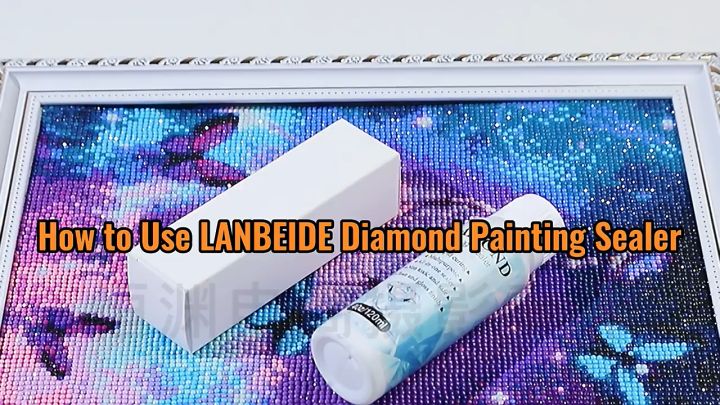 LANBEIDE Diamond Painting Sealer 120ML, 5D Diamond Painting Glue Permanent  Hold & Shine Effect Sealer for Diamond Painting and Puzzle Glue (4 OZ)