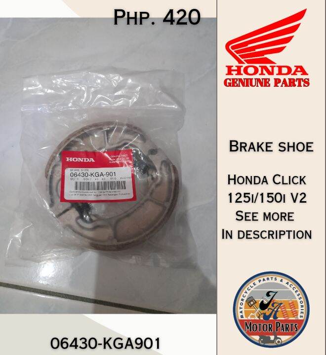 BRAKE SHOE HONDA CLICK 125i/150i, tmx alpha 125, tmx supremo Lazada PH