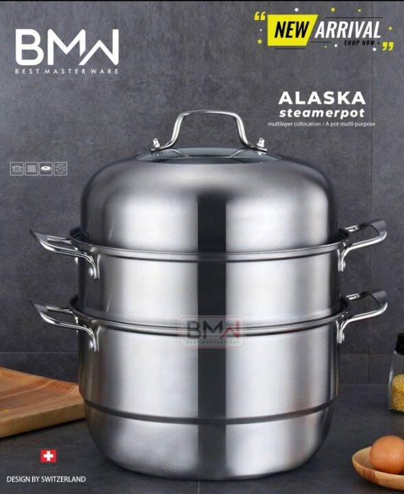 Bmw Alaska Steamerpot Panci Somay Susun Lazada Indonesia