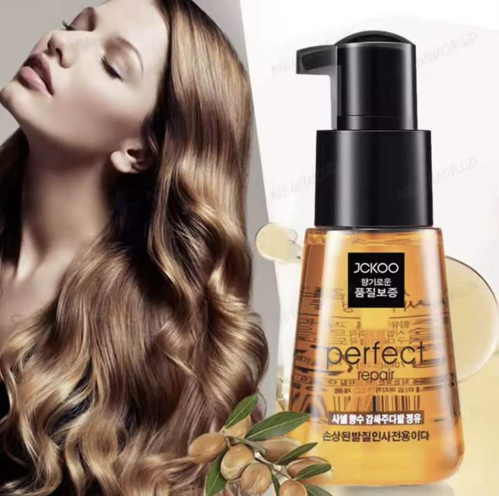 น้ำมันบำรุงผม-jckoo-repair-hair-serum-70-ml-เซรั่มซ่อมผมเสีย-สำหรับชี้ฟูช่วยซ่อมแซมผมแห้งให้ความชุ่มชื้น