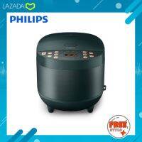 [ของแท้?รับประกันศูนย์ 2 ปี] Philips Digital Rice Cooker หม้อหุงข้าวระบบคอมพิวเตอร์ รุ่น HD4518/62 สีเขียว