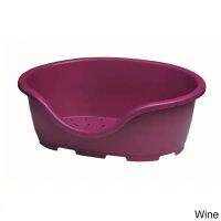 Perla itaty ที่นอนหมาใหญ่ size 6 ก72x102x32cm ที่นอนสุนัข พลาสติก ของแท้ -ฟรีเบาะคละสี* มีรูระบายอากาศข้างล่าง  สีแดง สุนัข1-30กก.