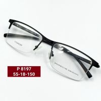 กรอบแว่นตา  P 8197 Eyewear  ทรงครึ่งกรอบ  ขาสปริง น้ำหนักเบา
กรอบแว่นนำไปตัดเลนส์สายตาได้