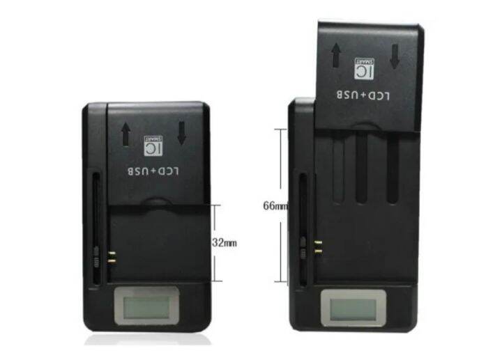 Universal Charger หนีบชาร์จแบต Universal Battery Charger Lcd Indicator Screen For Cell Phones 1 9122