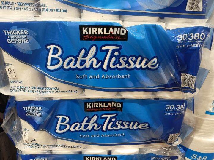 Kirkland Signature Bath Tissue 30pcs/380sheets per Roll | Lazada PH