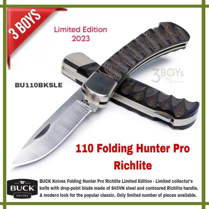 มีด Buck รุ่น 110 Folding Hunter Pro Richlite Limited Edition 2023 ใบ