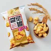 พร้อมส่ง 롯데 쌀로별 ขนมข้าวพองกรอบ Lotte Rice Snack 78g.