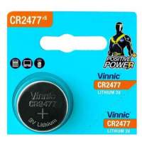 ถ่าน Vinnic CR2477 Lithium 3V  1ก้อน ของใหม่ ของแท้