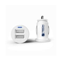 USB Car Charger Travel Blue Car Charge -2.1A Dual USB 2 Years Global Warranty ???????