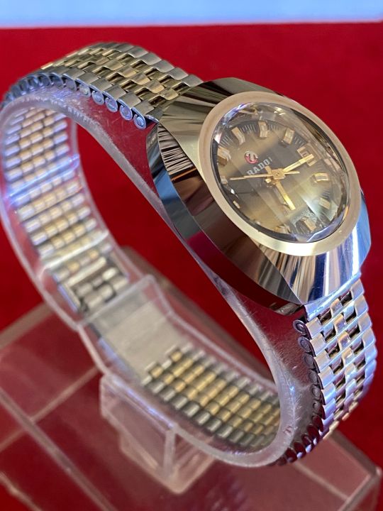 rado-balboa-17-jewels-automatic-ตัวเรือนคาไบรท์-นาฬิกาผู้หญิง-มือสองของแท้