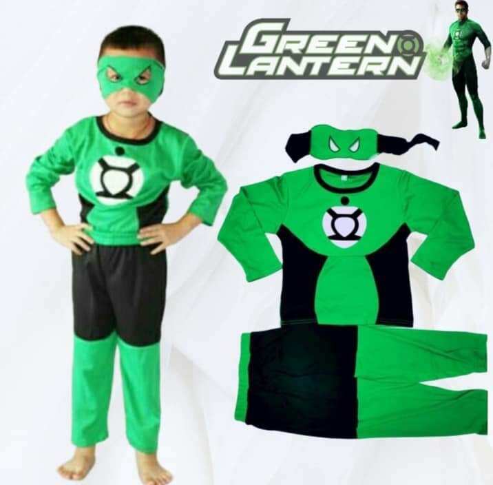 Green Lantern Costume for kids with Mask Lazada PH