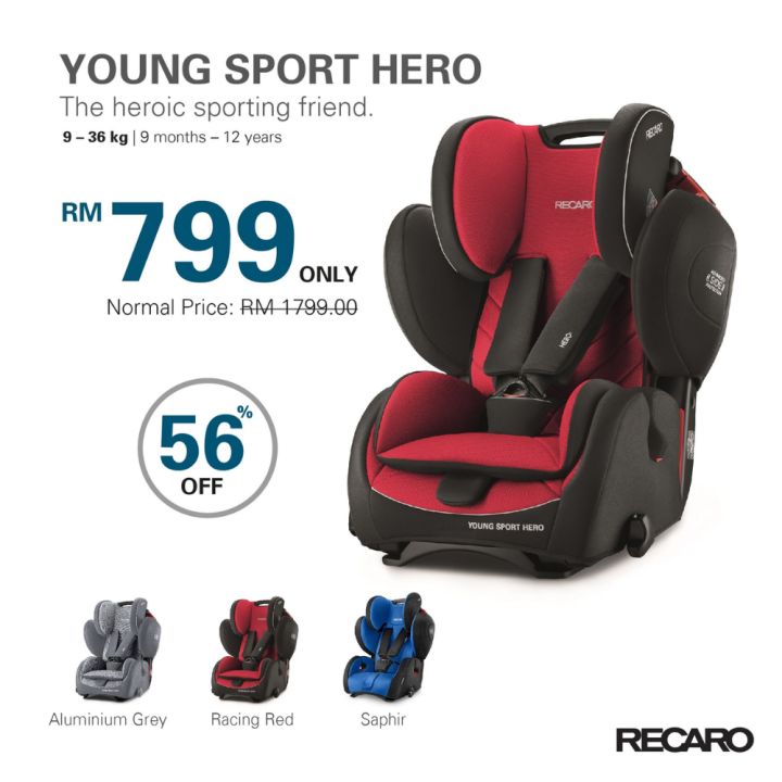 Recaro Young Sport HERO - Car seats from 9 months - Car seats